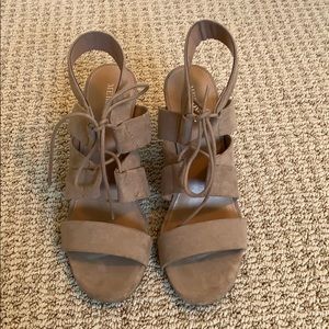 Merona Lace-Up Chunk Heel